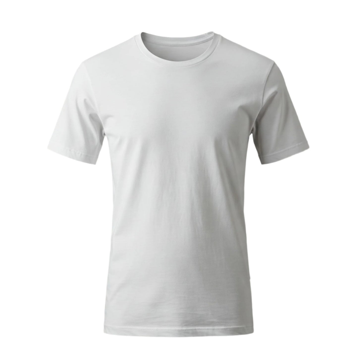 Round Neck White T-shirt