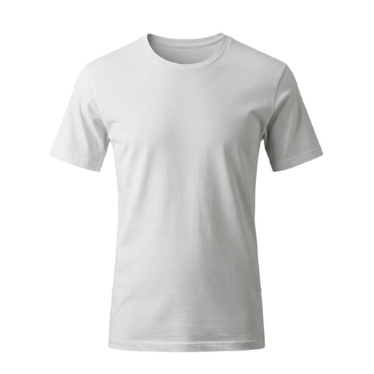 Round Neck White T-shirt